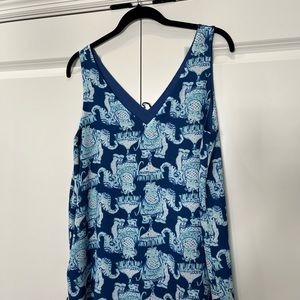 Lilly Pulitzer Florin Reversible Elephant Resort Ware Tank